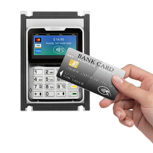 Terminal de paiement en libre service - Self Modular - Cortina Atelier - à affichage digital / avec lecteur de carte / antivandalisme