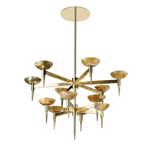 Lustre classique - LUCREZIA - Arcahorn - en laiton / professionnel / candélabre