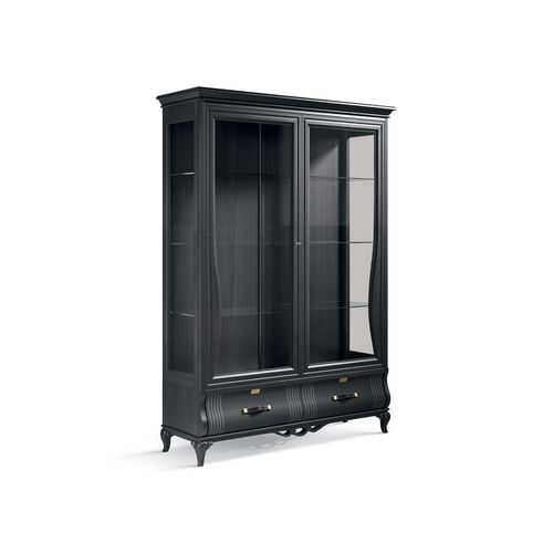 Vitrine classique - ART. 5701 - CARPANESE HOME - en verre / en bois / sur mesure