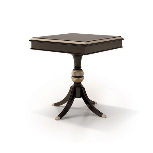 Guéridon de style - ART. 6313 - CARPANESE HOME - en bois / avec piètement en bois / carré