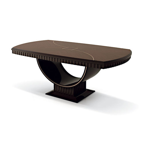 Table contemporaine - ART. 7004 - CARPANESE HOME - en bois / avec piètement en bois / rectangulaire