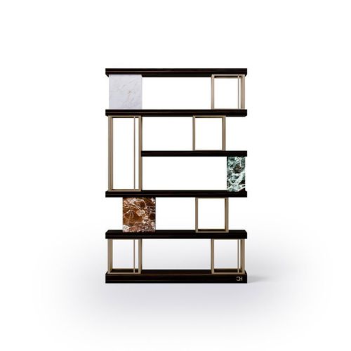 Étagère contemporaine - ART. AIDA 120|AIDA 220 - CARPANESE HOME - en bois / en métal / sur mesure