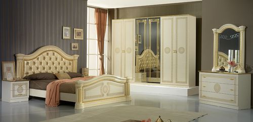Lit double - SERENA PADDED - Ben Company srl Industria Mobili - de style / tapissé / avec tête de lit