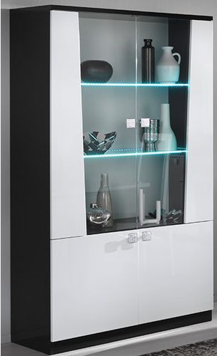 Vitrine contemporaine - ELISA - Ben Company srl Industria Mobili - en verre / avec tiroirs / blanche