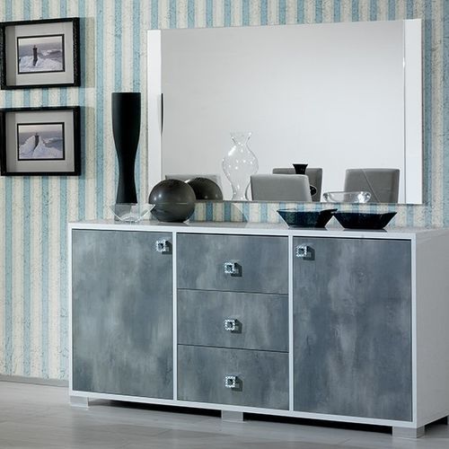 Buffet contemporain - STELLA - Ben Company srl Industria Mobili - en ciment / gris
