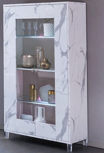 Vitrine contemporaine - VITTORIA  - Ben Company srl Industria Mobili - en marbre / blanche