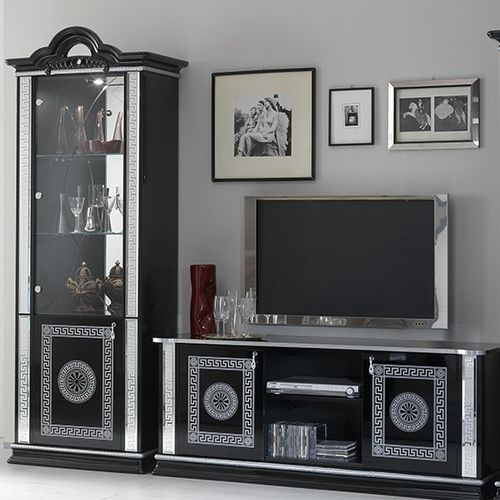 Support TV sur pied de style - VENUS - Ben Company srl Industria Mobili - Fabriqué en Italie / avec tiroirs / résidentiel