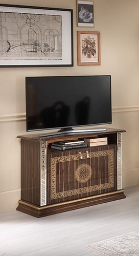 Support TV sur pied de style - VENUS - Ben Company srl Industria Mobili - en noyer / résidentiel