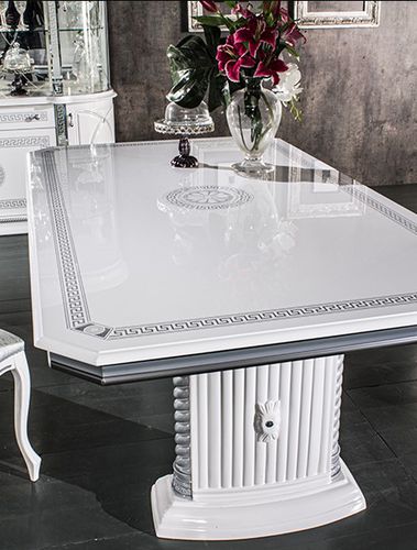 Table à manger de style - VENUS - Ben Company srl Industria Mobili - en bois / avec piètement en bois / rectangulaire
