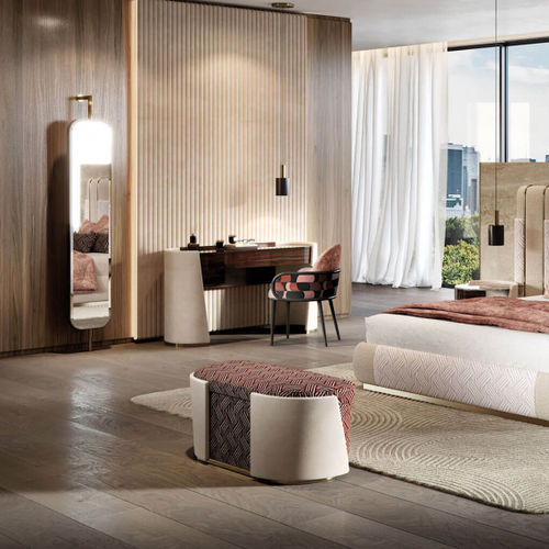 Bout de lit contemporain - MAJESTIC L - Capital Collection - en tissu / résidentiel / professionnel
