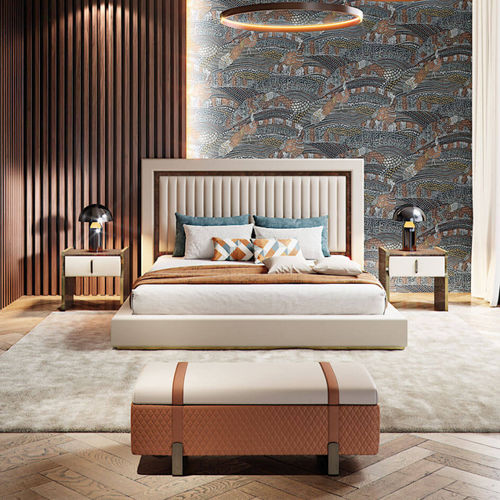 Bout de lit contemporain - GRAND - Capital Collection - en tissu / en mousse de polyuréthane / résidentiel
