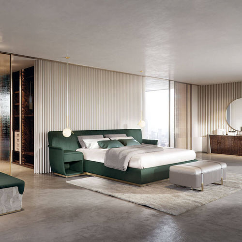 Lit double - ALLURE LUX - Capital Collection - contemporain / tapissé / avec tête de lit