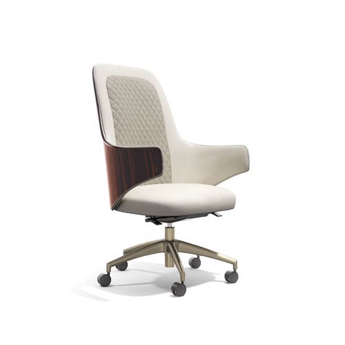 Chaise de bureau contemporaine - DIVA OFFICE XL W - Capital Collection - d'intérieur / en bois / en mousse de polyuréthane