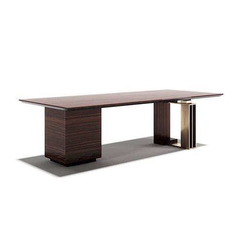 Bureau sur pied - TYCOON-L - Capital Collection - contemporain / en bois / droit