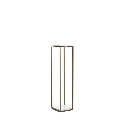 Piédestal contemporain - Montecarlo - Capital Collection - en métal / en marbre