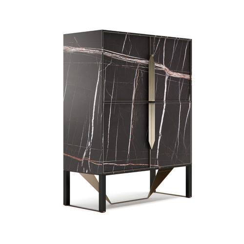 Buffet haut - Prisma - Capital Collection - contemporain / en bois / en marbre