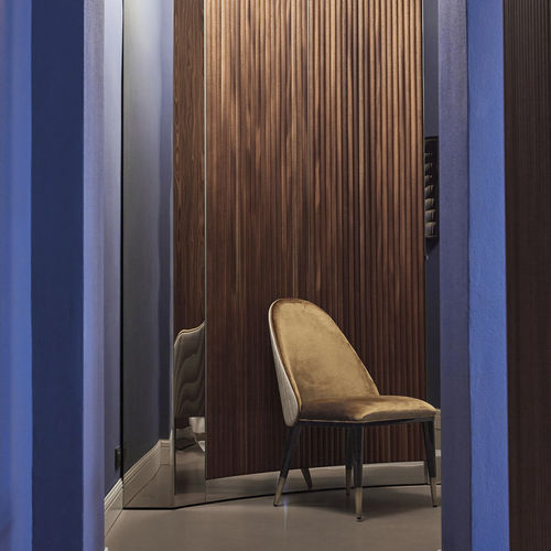 Chaise contemporaine - DIVA S-B - Capital Collection - d'intérieur / en mousse de polyuréthane / avec piètement en métal