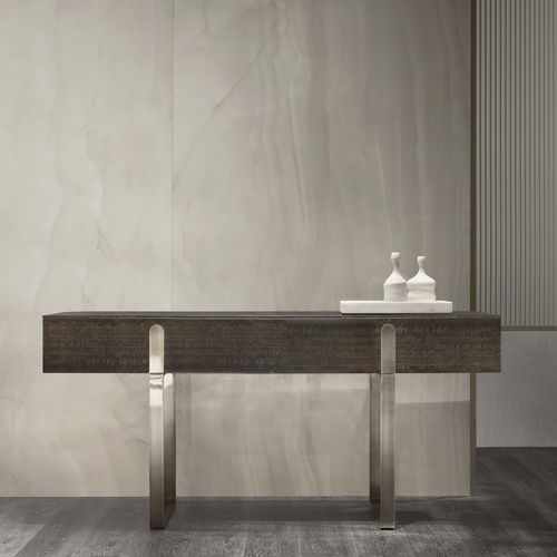 Console contemporaine - GRAND L-XL - Capital Collection - en bois / avec piètement en métal / rectangulaire