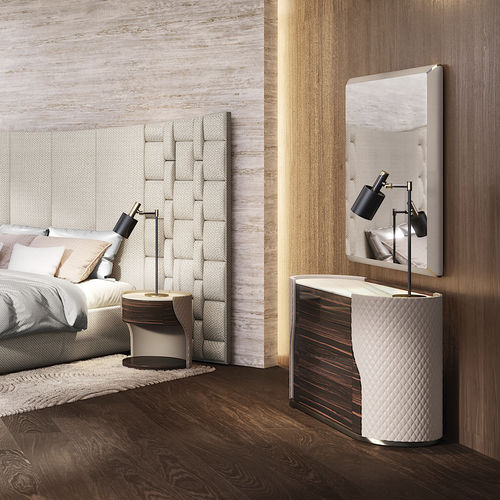 Commode contemporaine - JUBILEE - Capital Collection - en bois / en cuir / en marbre
