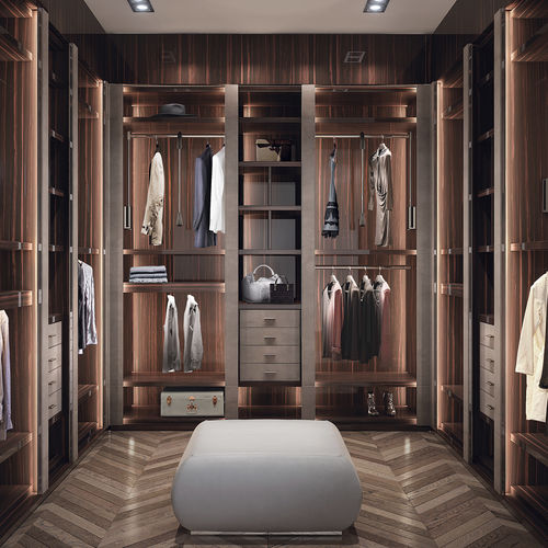 Dressing contemporain - VENERE - Capital Collection - en bois / en métal / en cuir
