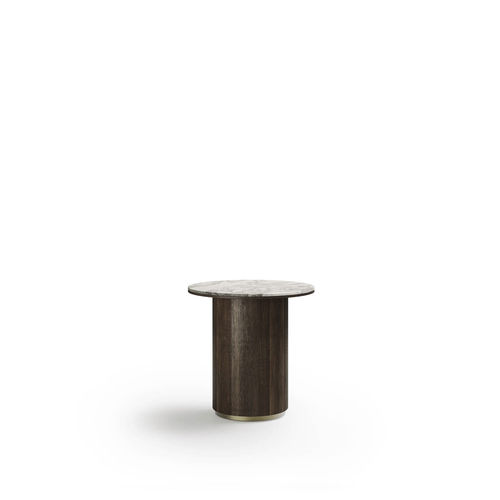 Table d'appoint contemporaine - Icaro - Capital Collection - en bois / en marbre / avec piètement en métal