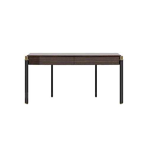 Console contemporaine - Mayfair - Capital Collection - en bois / en marbre / avec piètement en métal