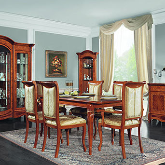 Table à manger classique - PRESTIGE - Casa +39 Arte & Stile - en bois laqué / rectangulaire / résidentielle