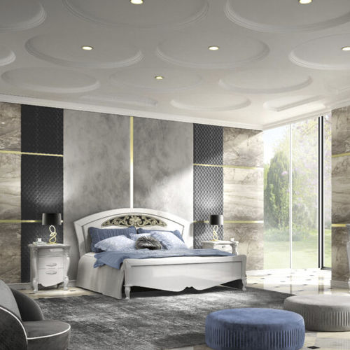 Lit double - Smeraldo - Casa +39 Arte & Stile - classique / avec tête de lit / en bois laqué