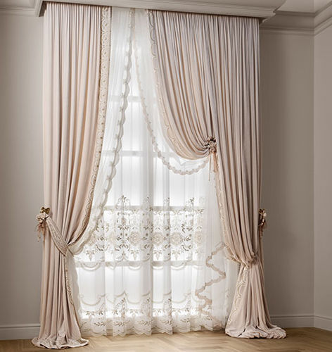 Rideau à motif floral - GRACE ALLOVER - Chicca Orlando srl - en velours