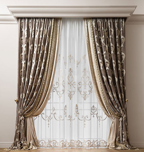Rideau à motif - PRESTIGE ALLOVER  - Chicca Orlando srl - en velours