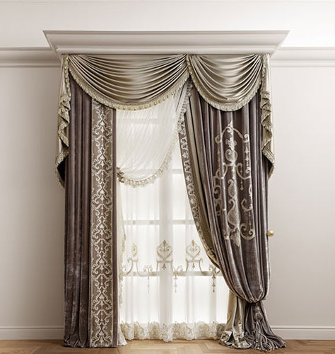 Rideau à motif - PRESTIGE SOLO BALZA - Chicca Orlando srl - en velours
