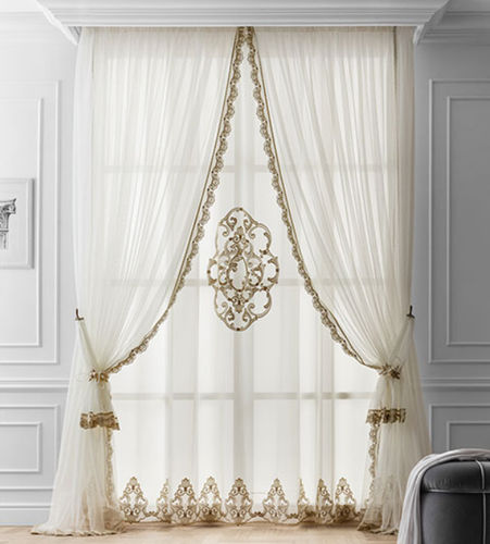 Voilage uni - PALAZZO MODEL 33  - Chicca Orlando srl - à motif / transparent / brodé