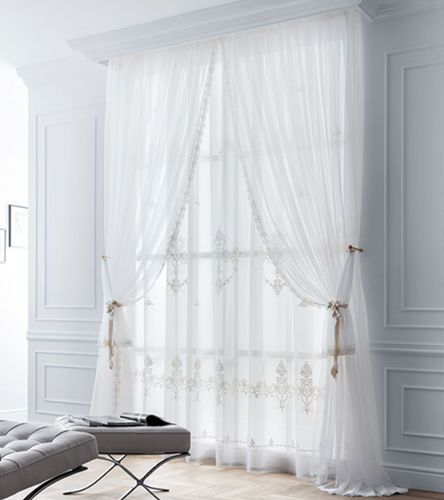 Voilage à motif - SOFIA MODEL 53 - Chicca Orlando srl - transparent / brodé / résidentiel