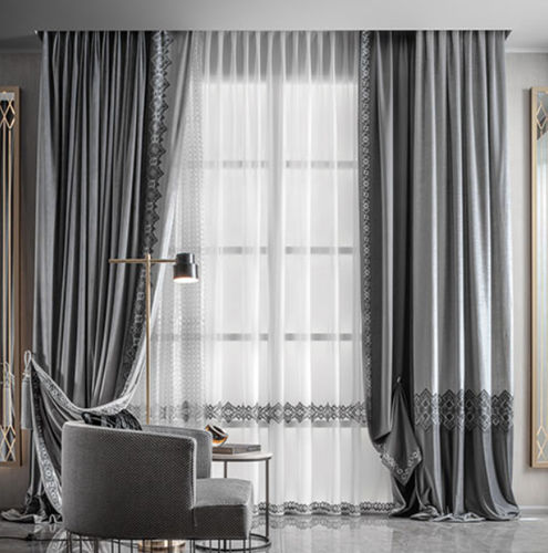 Rideau géométrique - ALLURE 71  - Chicca Orlando srl - en velours