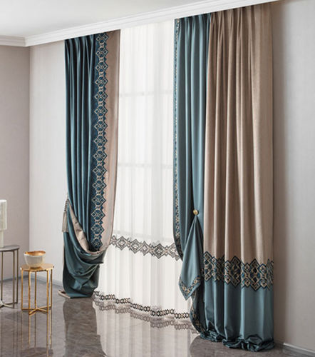 Rideau géométrique - ALLURE MODEL 73  - Chicca Orlando srl - en velours