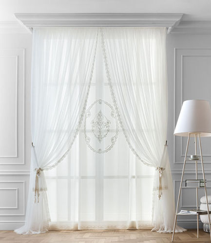 Voilage à fleurs - SOFIA MODEL 54  - Chicca Orlando srl - transparent / brodé / décoratif