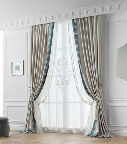 Rideau à motif floral - SISSI MODEL 01  - Chicca Orlando srl - en satin