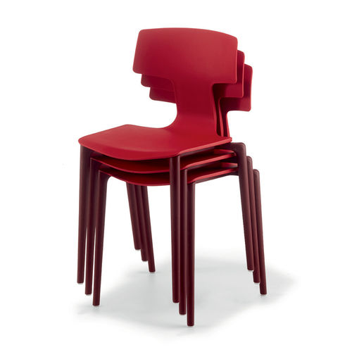 Chaise de jardin contemporaine - SPLIT - Colos - d'intérieur / en plastique / empilable