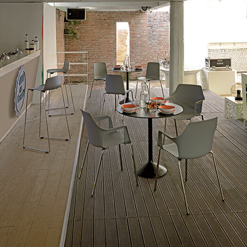 Table à manger contemporaine - STATO - Colos - en métal / ronde / carrée