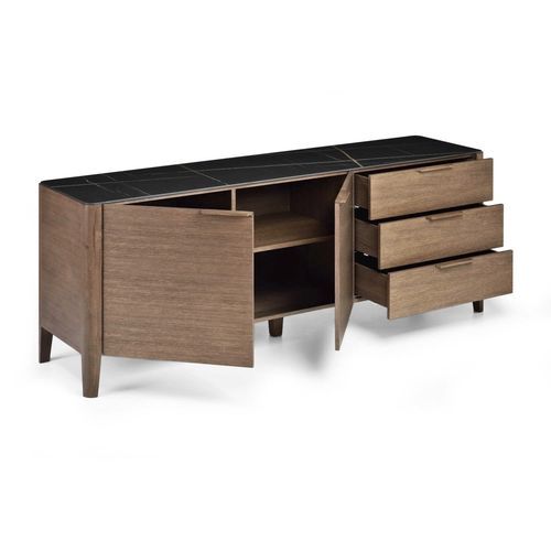 Buffet contemporain - ALBA - De-code, Lattas Nik. Spyridon - en bois / en marbre / avec tiroirs