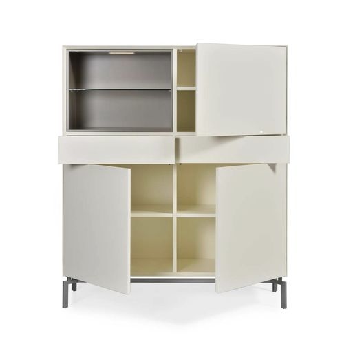 Buffet contemporain - HERA - De-code, Lattas Nik. Spyridon - en bois / avec étagère / avec tiroirs