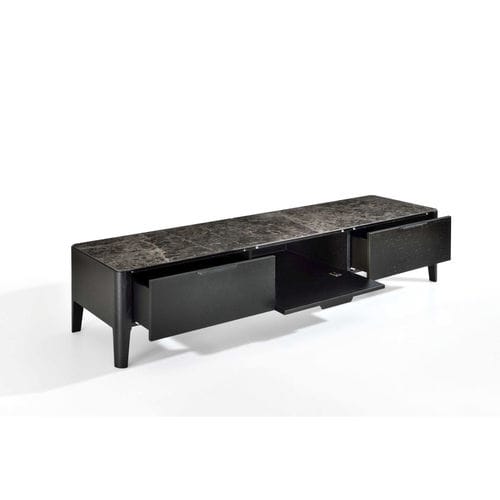 Meuble TV contemporain - ALBA - De-code, Lattas Nik. Spyridon - fait main / en bois / en marbre