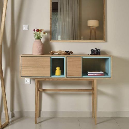 Console contemporaine - BITTY - De-code, Lattas Nik. Spyridon - en chêne / en bois laqué / en noyer