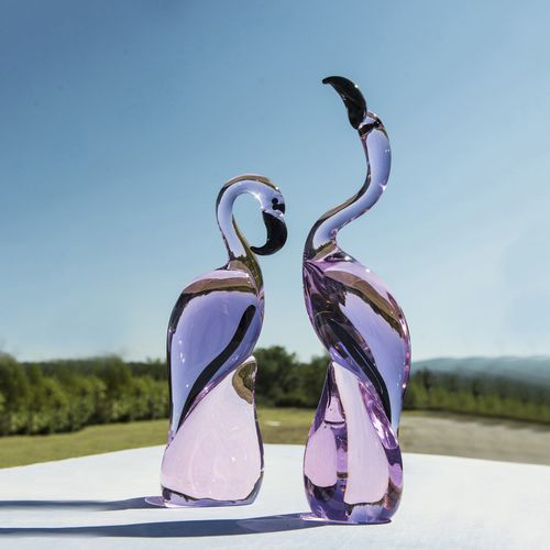 Sculpture en cristal - FLAMINGO  - Duccio di Segna srl - professionnelle