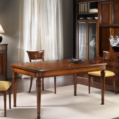 Table classique - 9009 - Ebanart srl - en bois / rectangulaire