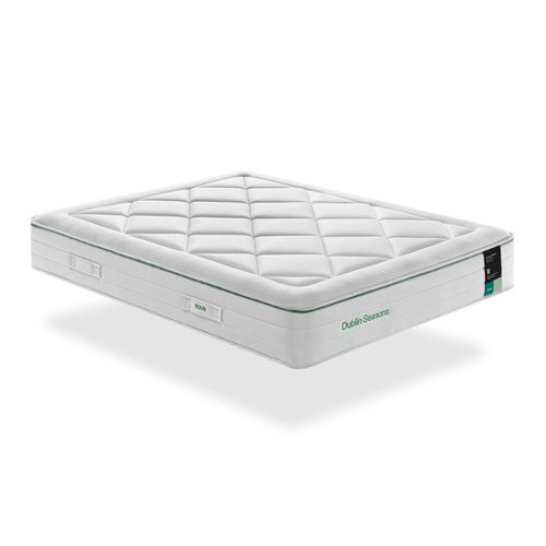 Matelas double - Dublin Seasons - Ecus Sleep, S.L.U. - à ressorts / 150x190 cm / gris