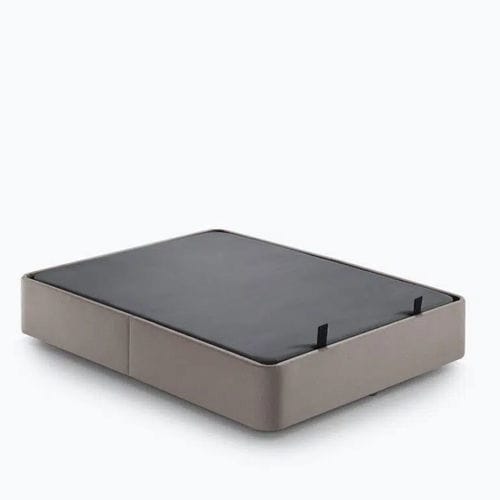 Lit double - Iglú - Ecus Sleep, S.L.U. - contemporain / tapissé / avec base de rangement