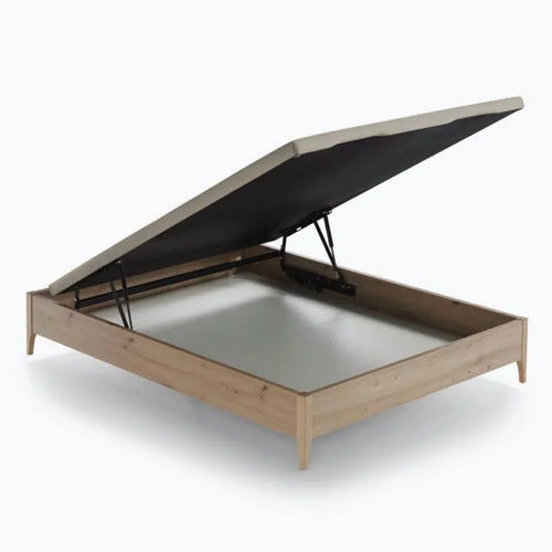 Lit double - Waterlilly - Ecus Sleep, S.L.U. - contemporain / avec base de rangement / en bois
