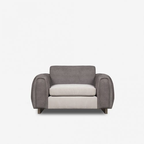 Fauteuil contemporain - ECHO - Estetik Decor - en tissu / en cuir / avec coussin amovible