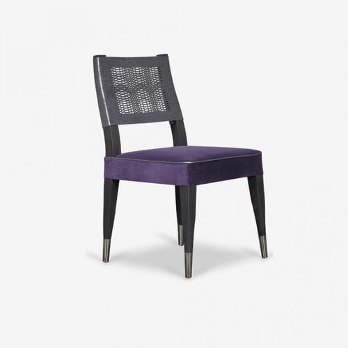Chaise de salle à manger contemporaine - RONE  - Estetik Decor - d'intérieur / en tissu / en cuir